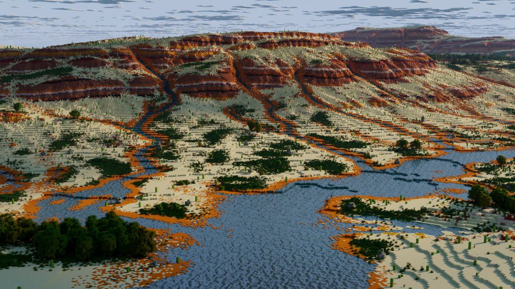 Minecraft Desert Map - Mesotan - by McMeddon
